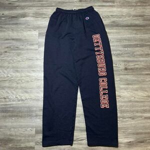 Champion Gettysburg College Sweatpants Navy Athletic Joggers Size S
